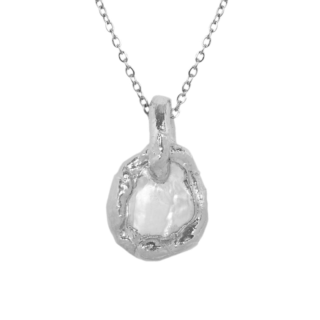 Perla Oval Plata