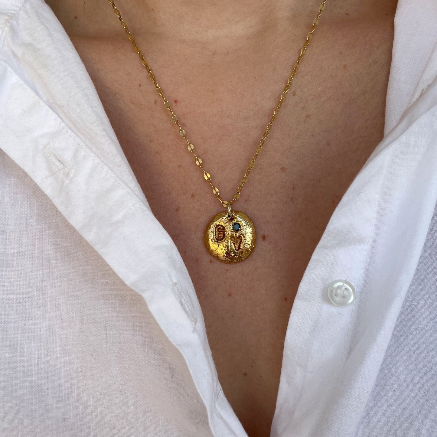 Medalla Esmeralda Personalizada