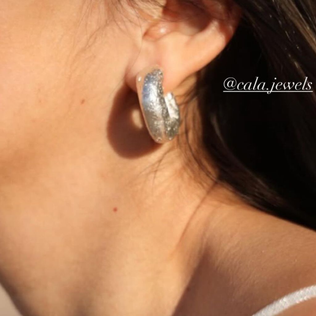 Pendientes No basic Silver